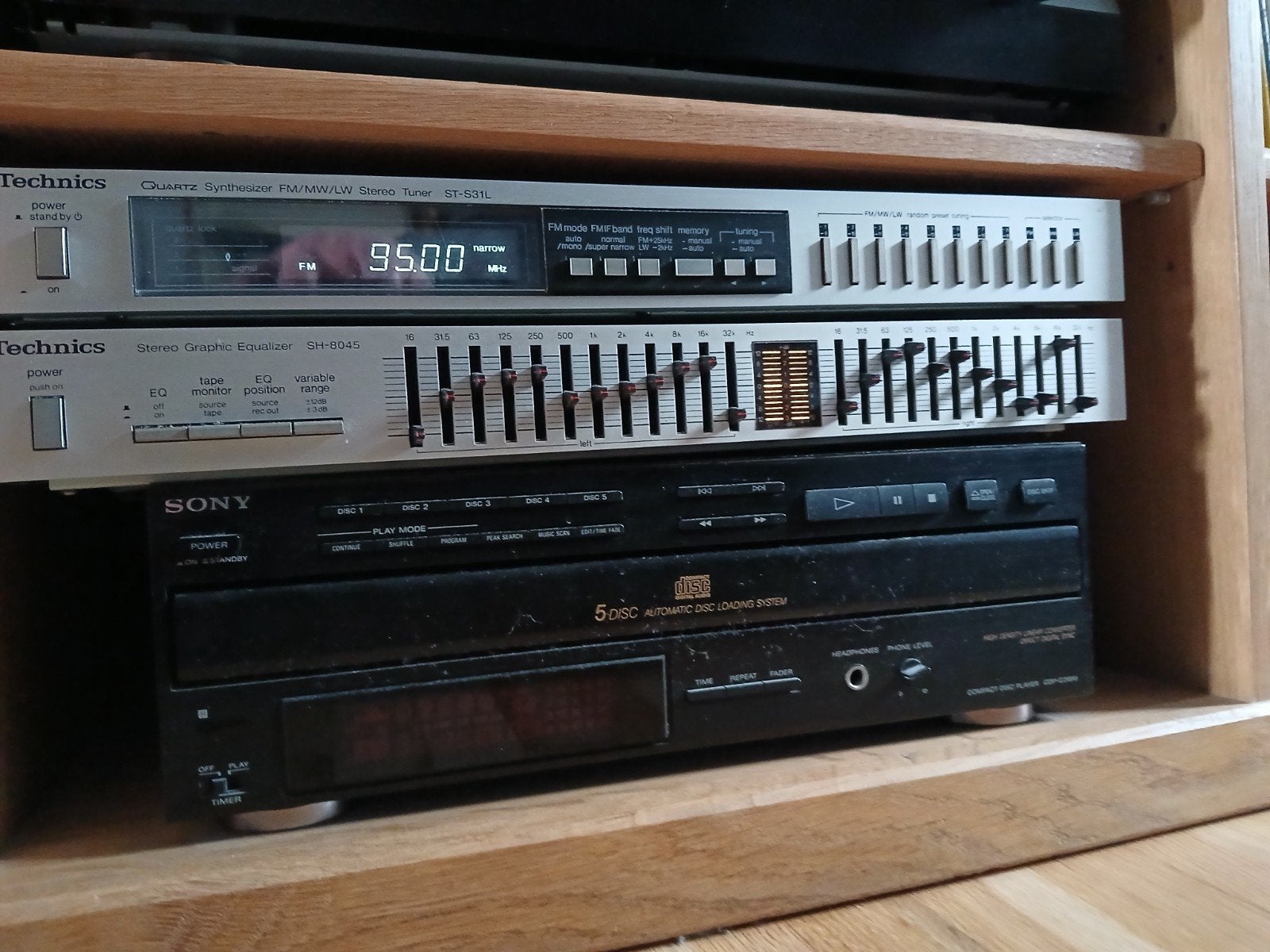 Equalizer et Tuner Technics, TV, Hi-fi & Vidéo, Enlèvement, Utilisé, Stéréo, 60 à 120 watts
