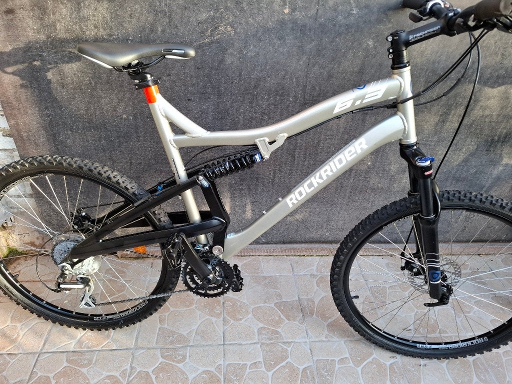 vtt rockrider 26pouce cadre xL état neuf, VTT tout suspendu, Enlèvement, Comme neuf, Frein à disque
