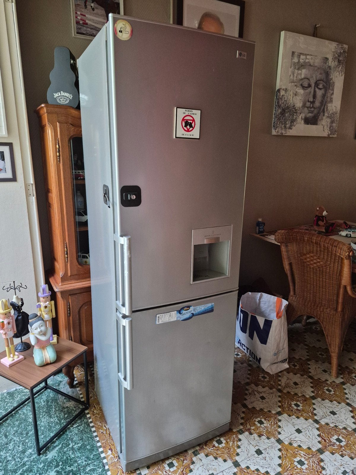 Frigo avec congélateur Lg, Enlèvement