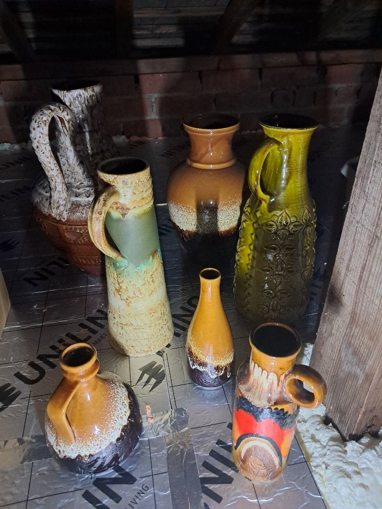 Belle collection de vases vintage - 7 pièces de 20 à 50 cm, Maison & Meubles, Accessoires pour la Maison | Vases, Enlèvement, Utilisé