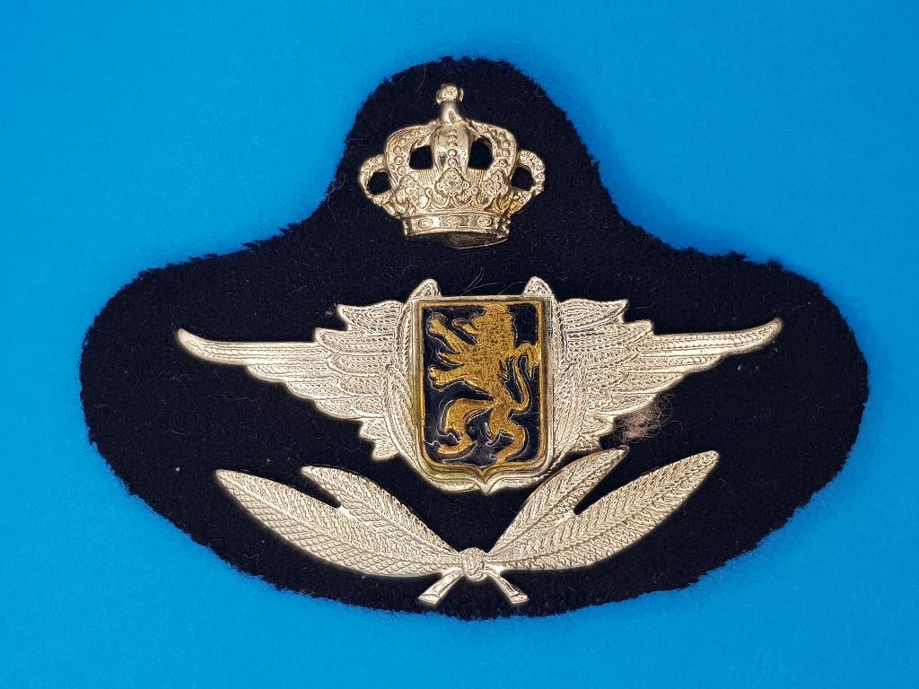 Belgian Air Force Kepie insigne ( D41 ), Ophalen of Verzenden, Luchtmacht, Embleem of Badge