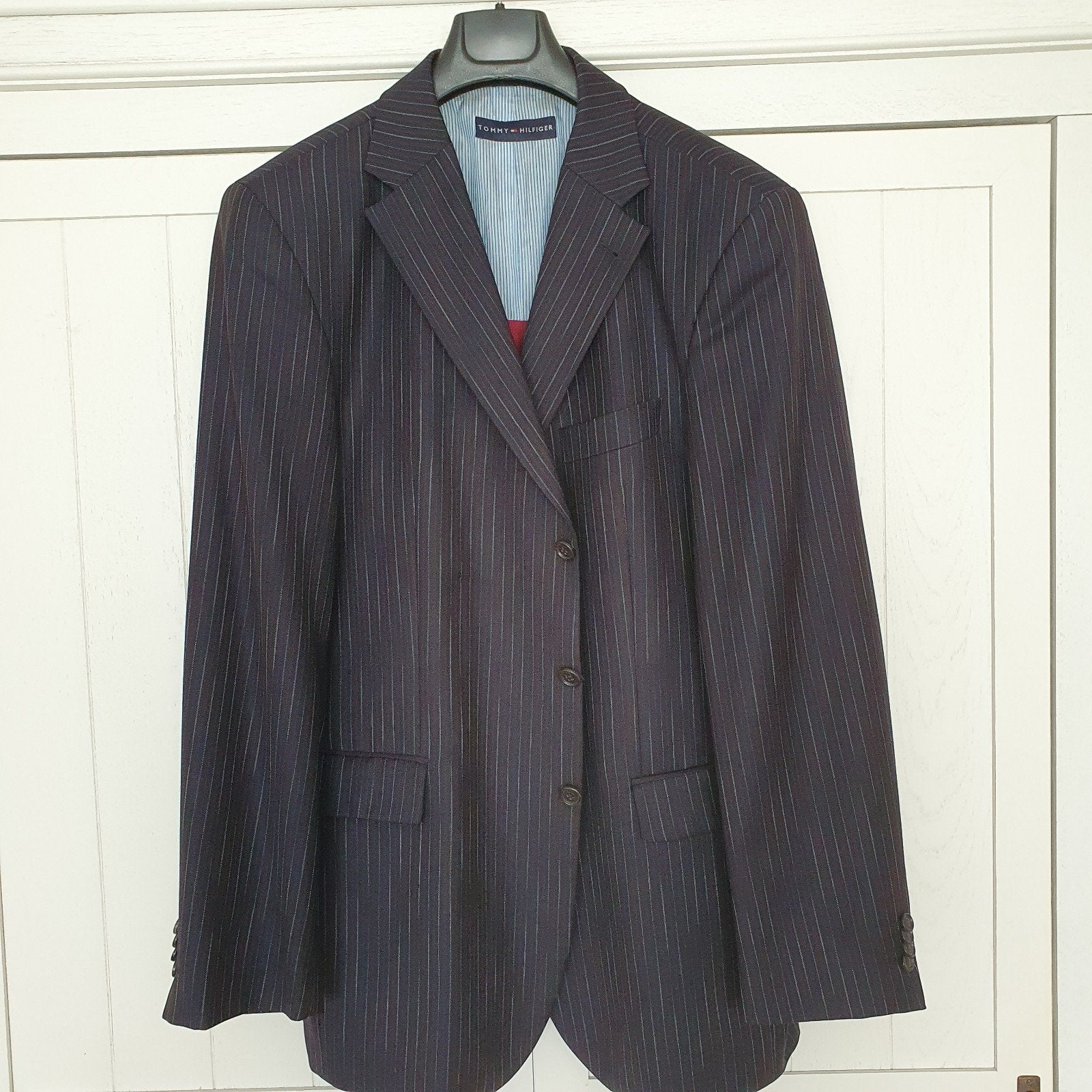 Herenblazer Tommy Hilfiger - maat large (52), Maat 52/54 (L), Blauw, Ophalen of Verzenden, Tommy hilfiger