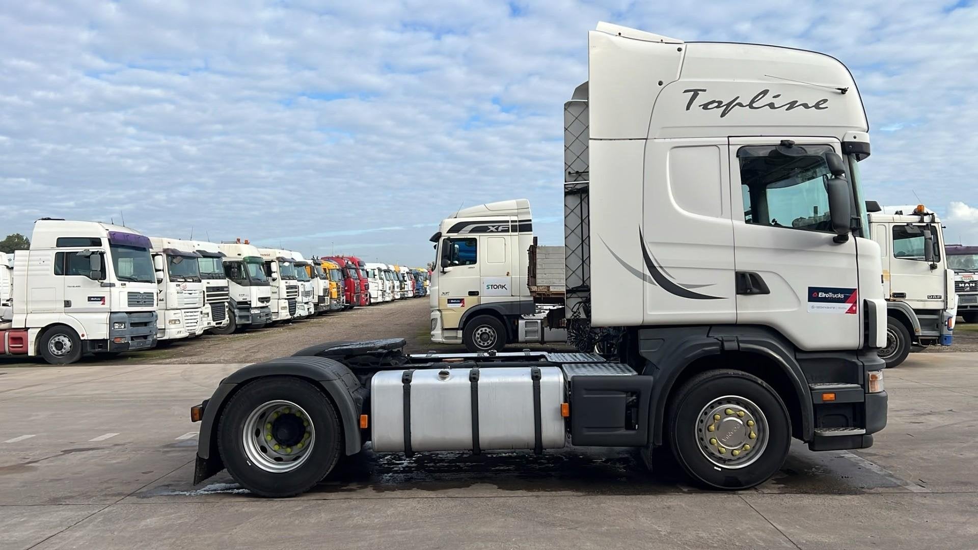 Scania 164 - 480 (BELGISCHE WAGEN / HANDGESCHAKELD / V8 / GO, Autos, Achat, Vitres électriques, Autres couleurs, Diesel