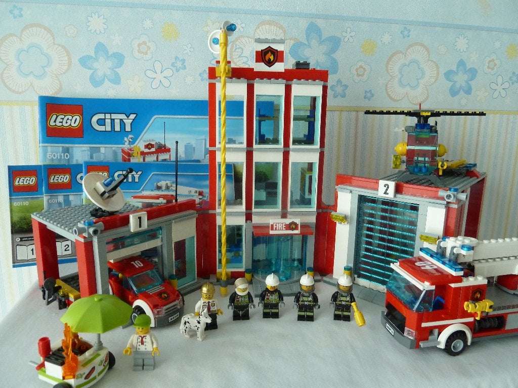 Lego City Fire 60110 Fire Station, City, Lego, Ophalen of Verzenden, Zo goed als nieuw