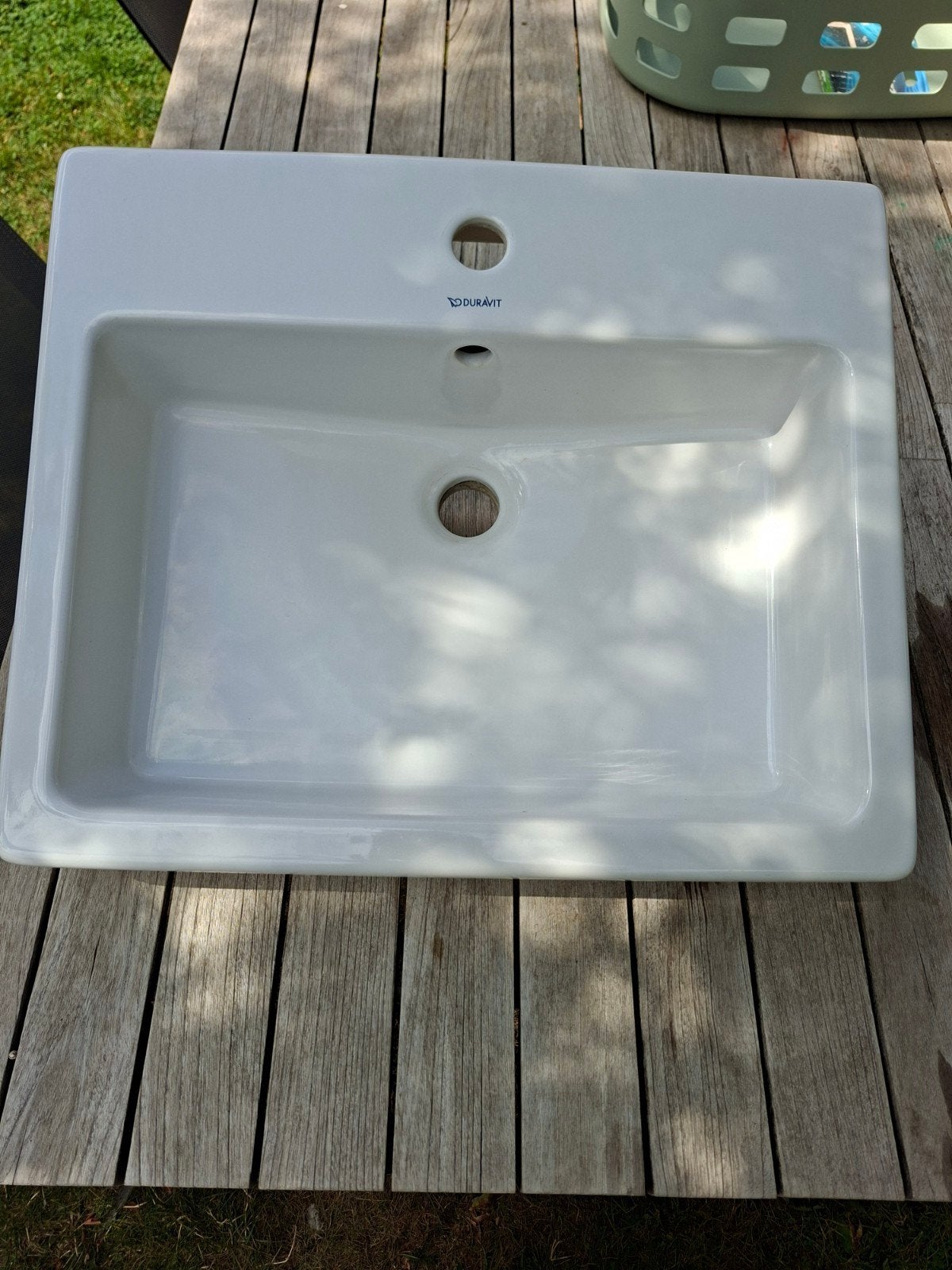 Duravit lavabo 45,5 x 54,5 cm, Huis en Inrichting, Ophalen, Gebruikt, Wasbak of Wastafel