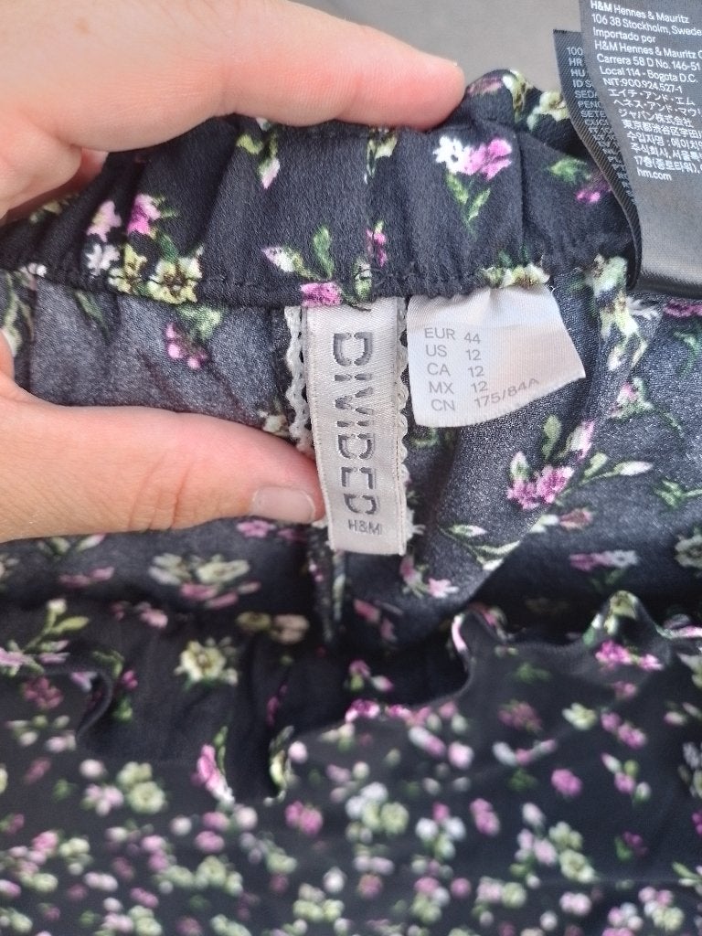 Broek zomer maat 44 bloemen dames dividend h&m, Ophalen, Nieuw, Maat 42/44 (L)