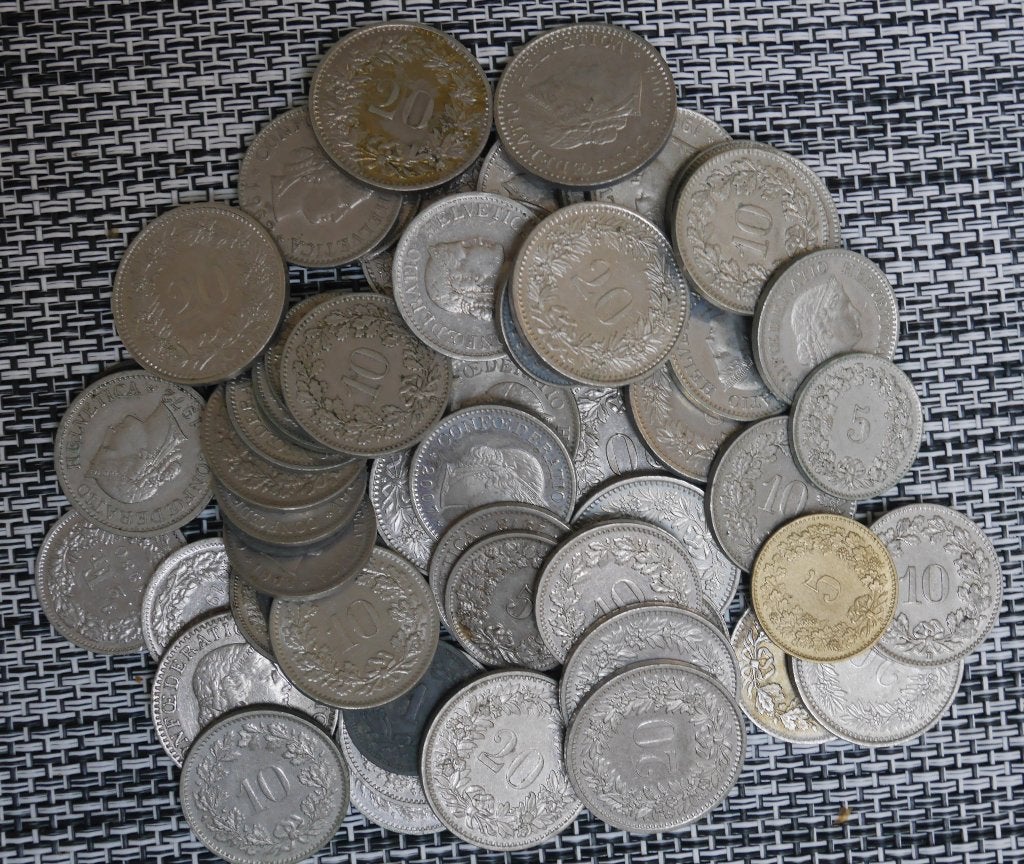 Lot les pièces Suisse, Enlèvement ou Envoi