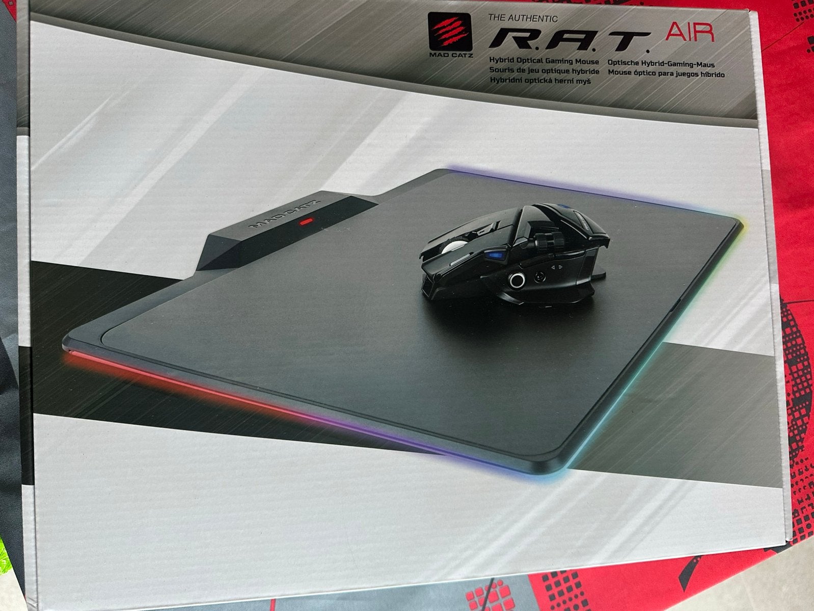 Mad catz RAT AIR, Ophalen, Rechtshandig, Muis, Gaming muis
