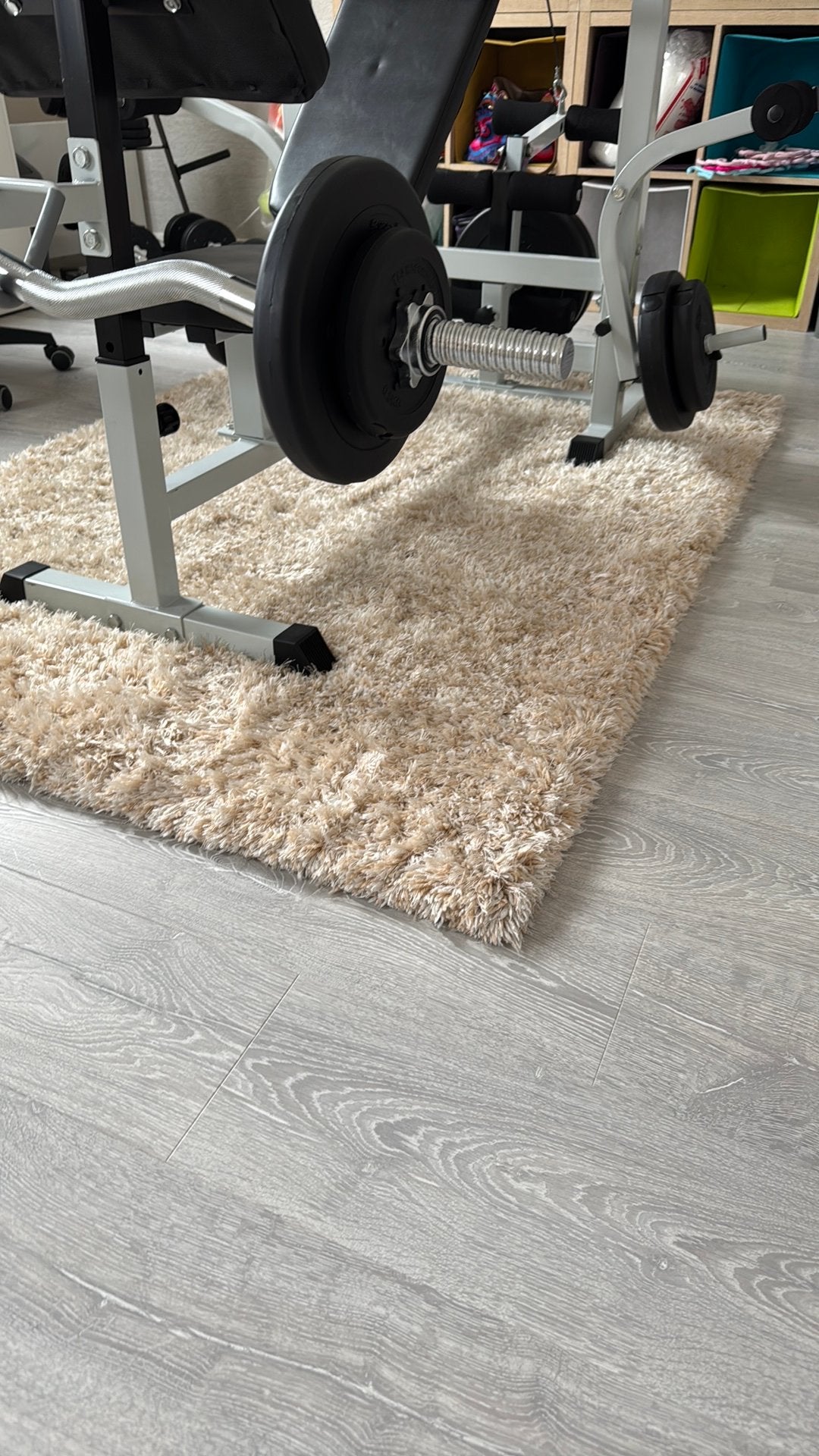 Langhaar tapijt, Ophalen, Zo goed als nieuw, Beige