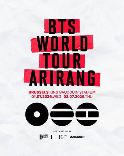 1e plaats BTS Brussel 2 juli 2026 - Standing, Tickets en Kaartjes, Concerten | Pop, Eén persoon, Juli