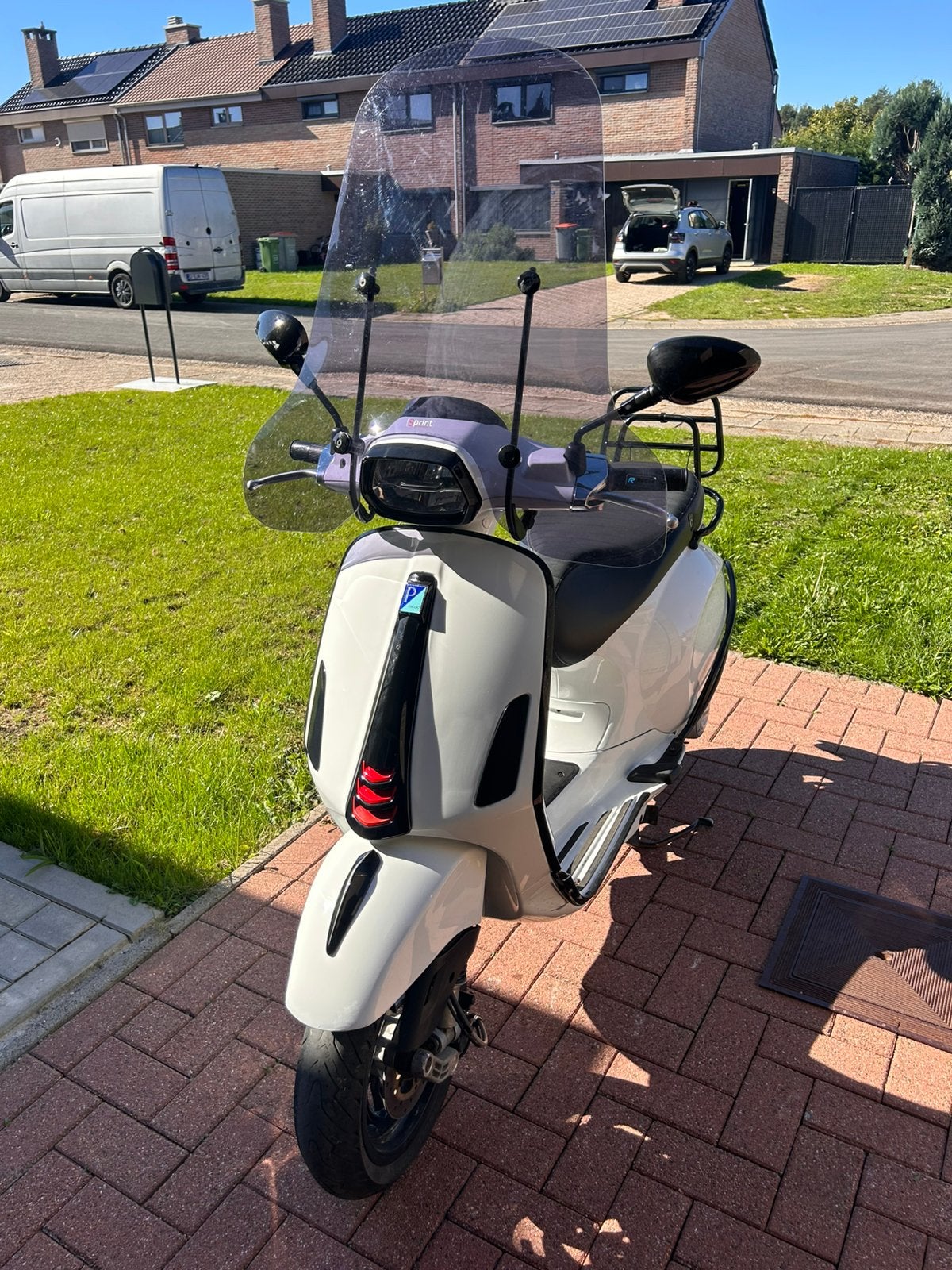 Vespa sprint wit A klasse, Fietsen en Brommers, Ophalen, Gebruikt, Benzine, Vespa