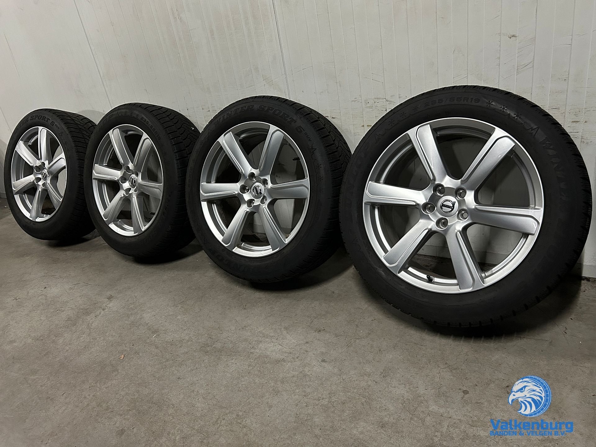 7-8mm! Originele Volvo XC90 XC60 XC40 Turbine Silver 19 inch, Auto-onderdelen, 19 inch, Gebruikt, -, -