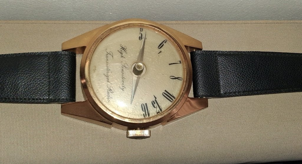 Montre radio AM vintage à transistors, Enlèvement, Utilisé, Transistor