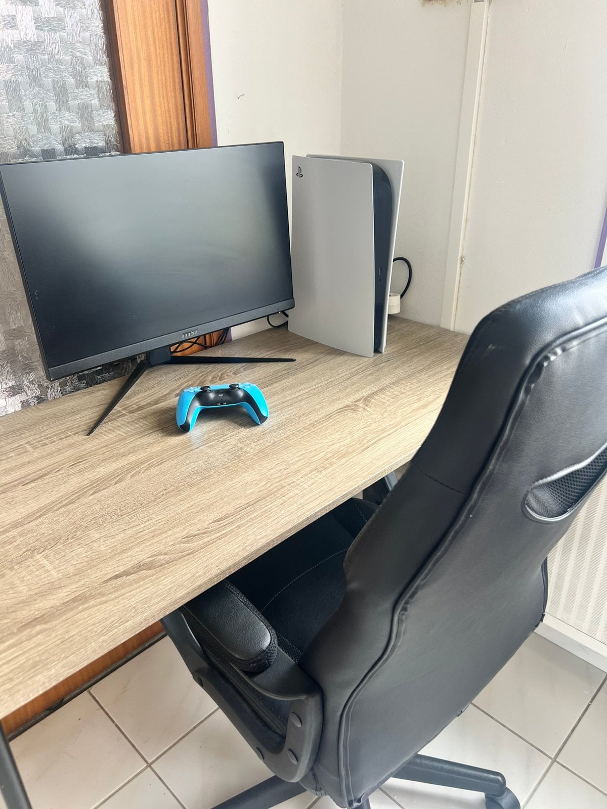 Ps5 avec bureau chaise ecran et casque, Ophalen, Gebruikt, Playstation 5