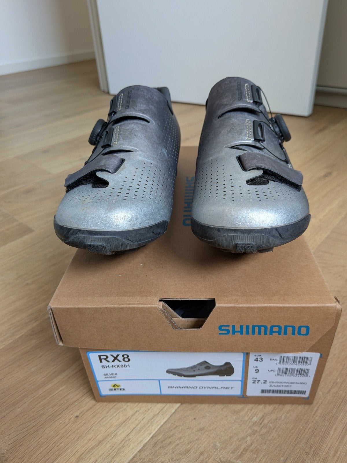 RX8 Shimano gravelschoen Silver maat 43, Fietsen en Brommers, Dames, Schoenen, Nieuw, Overige maten