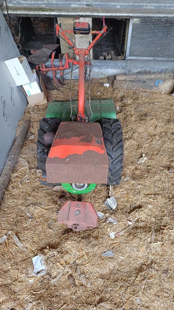 Motorculteur met frees en ploeg, Jardin & Terrasse, Enlèvement