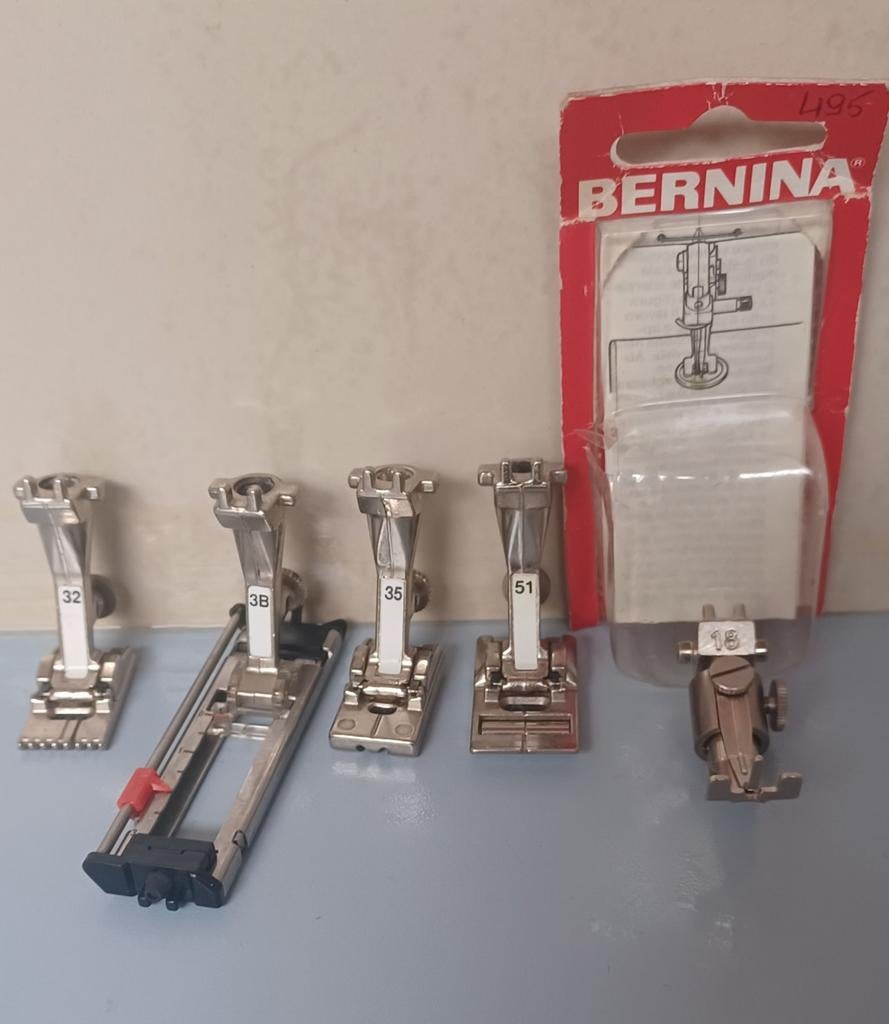 Pieds de biches pour machine à coudre bernina, Enlèvement ou Envoi, Machine à coudre, Bernina