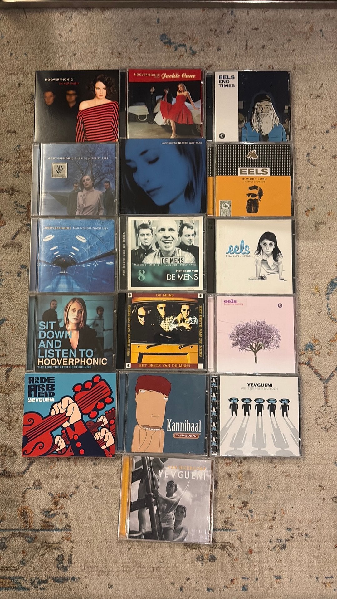 CDs Eels / Hooverphonic / Yevgueni / De Mens, Cd's en Dvd's, Ophalen, Gebruikt