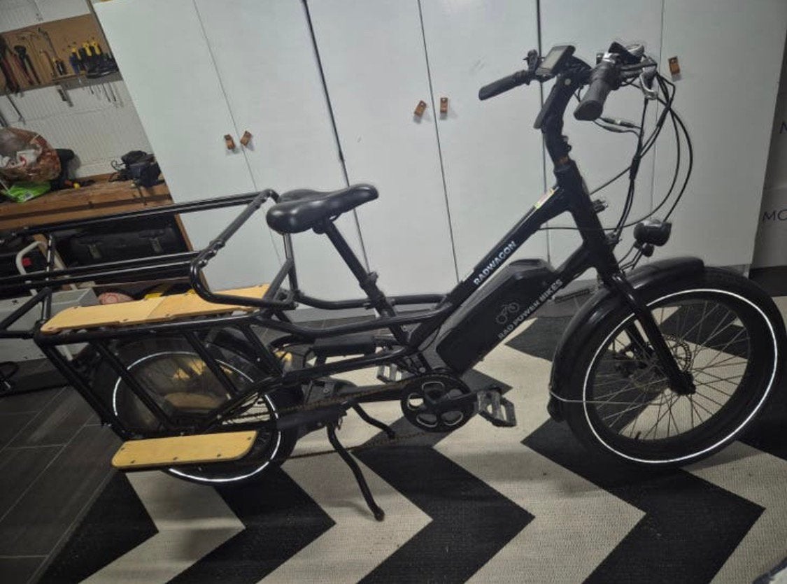 Longtail radwagon 4  cargo bike, Ophalen, Gebruikt