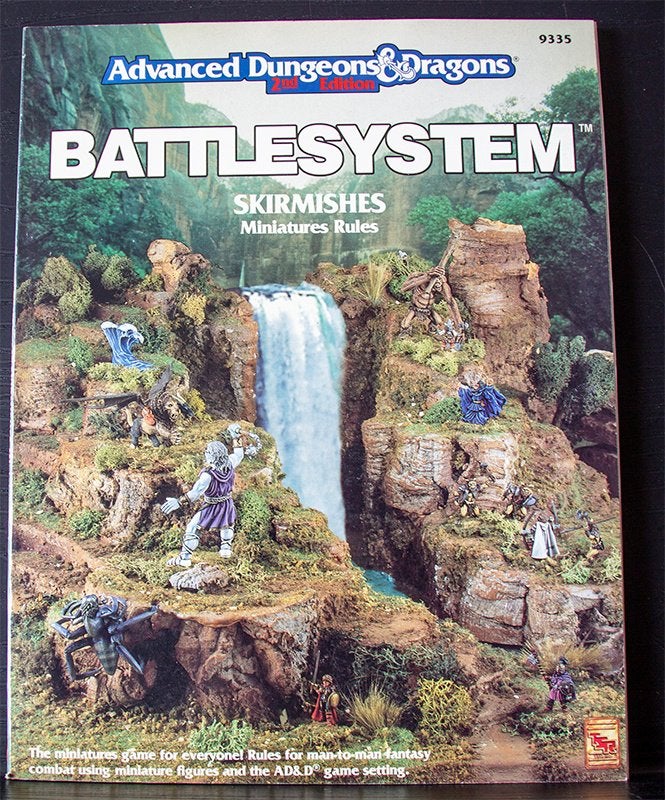 ADD2ndEd-Battlesystem Skirmishes Miniatures Rules (TSR 1989), Enlèvement ou Envoi, Comme neuf, Autres types, Livre ou Catalogue