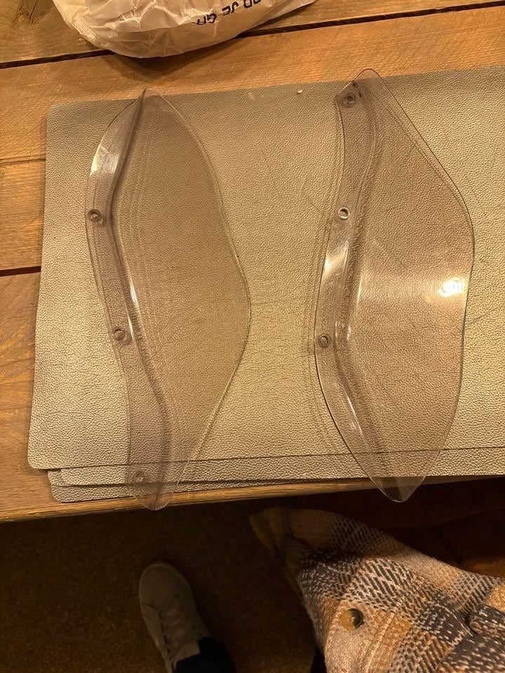 Winddeflectors HD, Motoren, Onderdelen | Harley-Davidson, Ophalen of Verzenden, Gebruikt