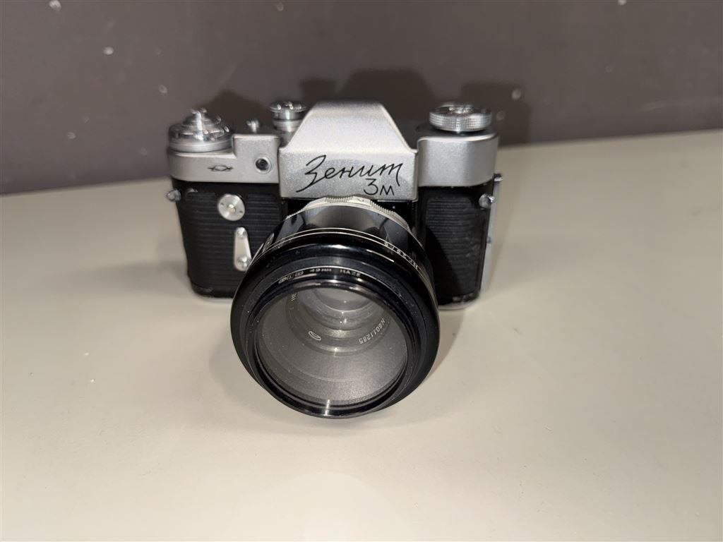Zerium [zenit] 35mm Camera met Helios 44m russian camera ong, Ophalen of Verzenden, Zo goed als nieuw