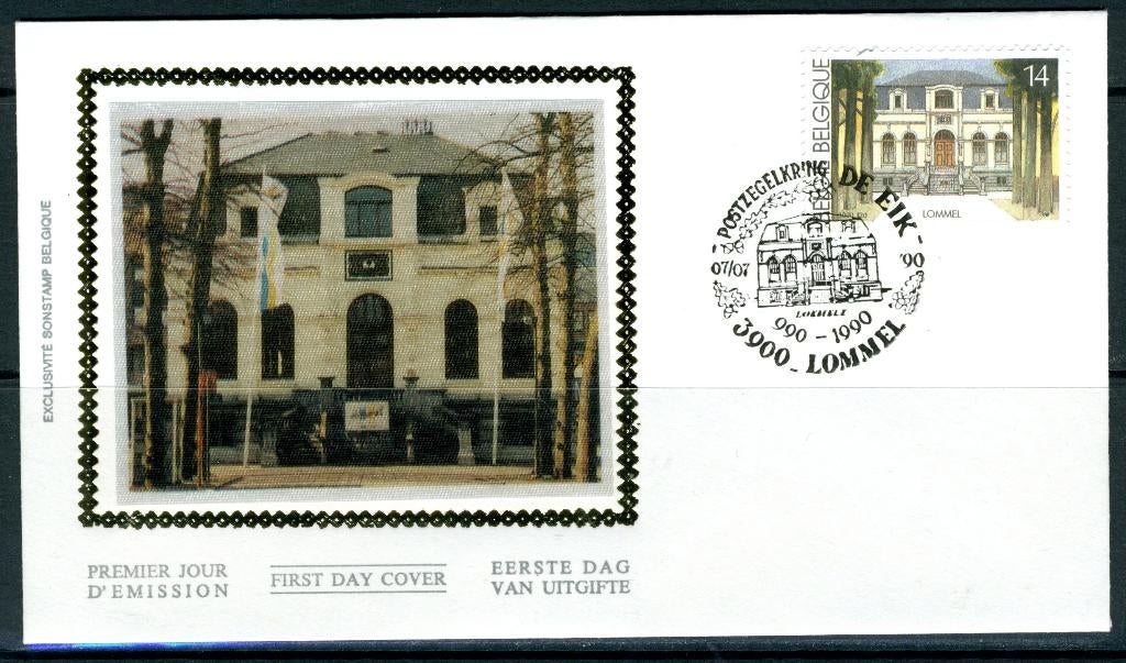 (B) 2380 FDC z/s 1990 - Lommel., Enlèvement ou Envoi, Affranchi, Oblitération 1er jour