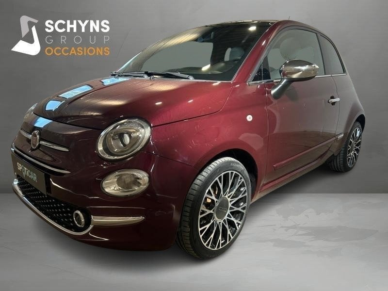 Fiat 500 Lounge, https://public.car-pass.be/vhr/3da39714-9ebf-499f-92fb-7c1c4adef9db, Parkeersensor, 3 deurs, 69 pk