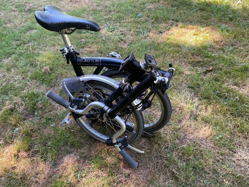 Brompton vouwfiets met telescopisch zadelpen., Fietsen en Brommers, Ophalen of Verzenden, Zo goed als nieuw, Brompton, Versnellingen