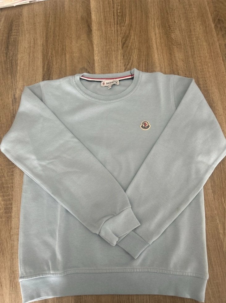 Trui van Moncler, Ophalen, Zo goed als nieuw, Maat 46 (S) of kleiner, Blauw