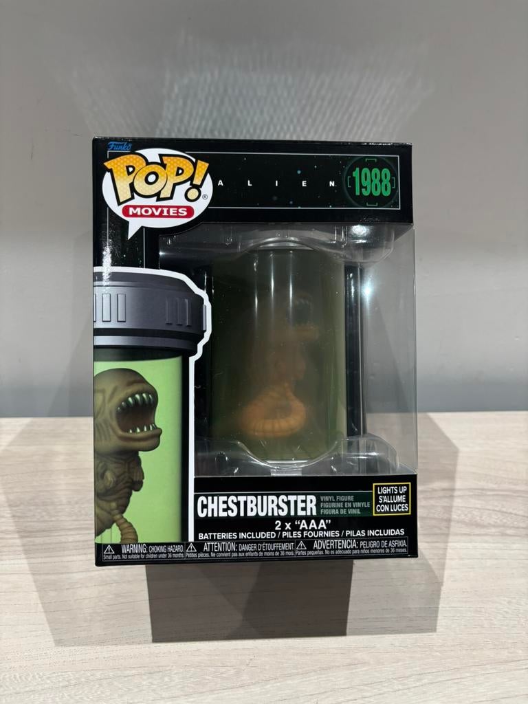 Funko Pop! Movies Alien Chestburster #1988 – Light-Up, Ophalen of Verzenden, Zo goed als nieuw