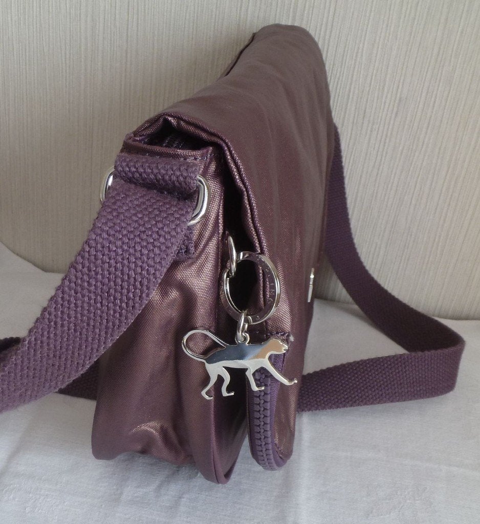 Kipling roze metalen bandtas+metalen aap met 4 poten, Ophalen of Verzenden, Zo goed als nieuw, Roze, Kipling