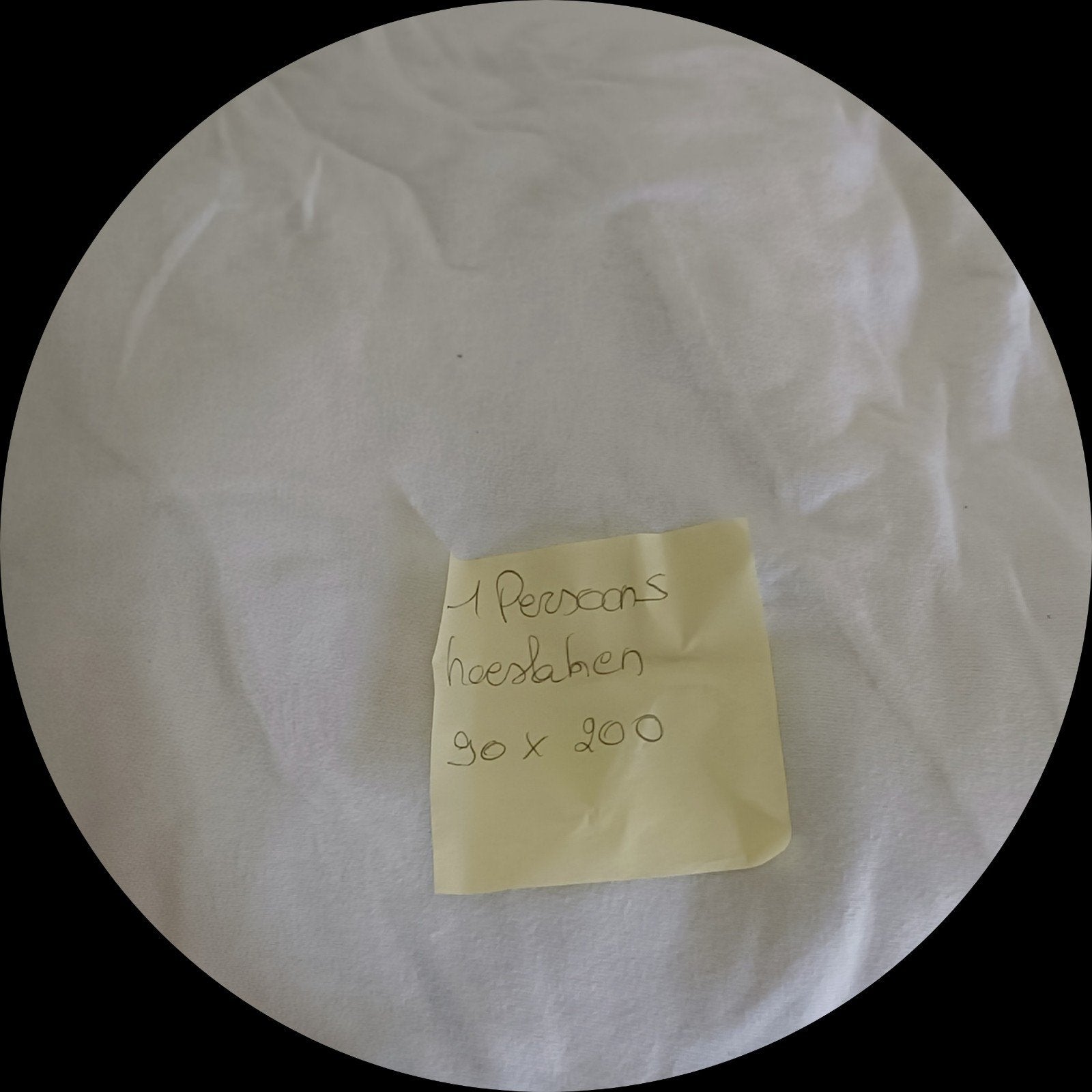 Drap-housse, Maison & Meubles, Drap-housse ou Taie d'oreiller, Enlèvement, Lavable, Blanc