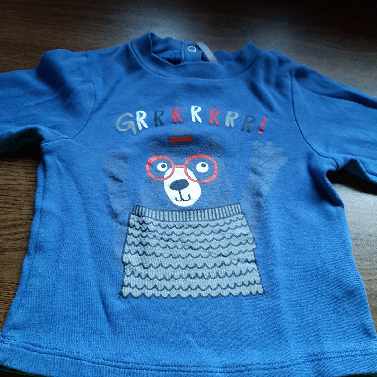 2 mooie t'shirts met lange mouwen foto1 18 m,foto3  12 m ., Kinderen en Baby's, Babykleding | Maat 74, Ophalen