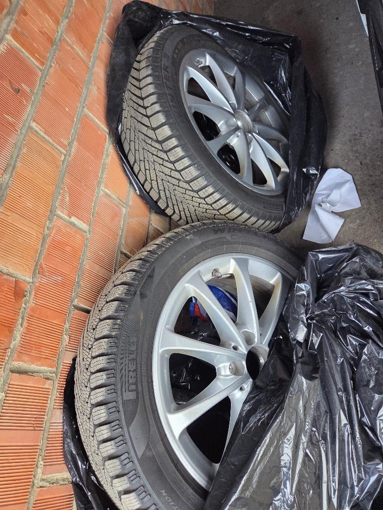 Mercedes-Benz A Class Banden+Velgen 4x Origineel, Auto-onderdelen, Banden en Velgen, Ophalen, Gebruikt, Velg(en), 17 inch