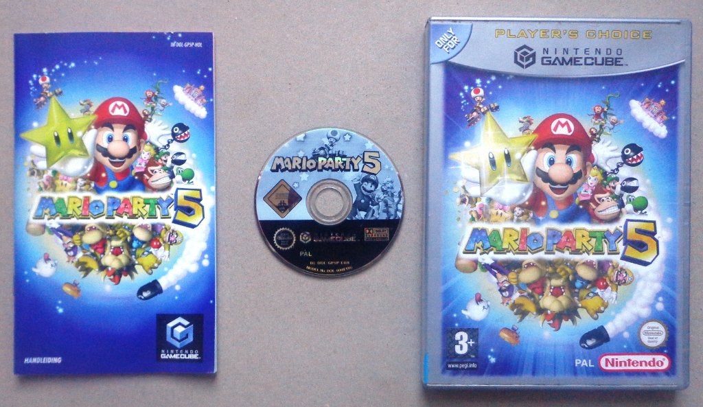 Mario Party 5 voor de Nintendo GameCube Compleet, Games en Spelcomputers, Ophalen of Verzenden, Zo goed als nieuw