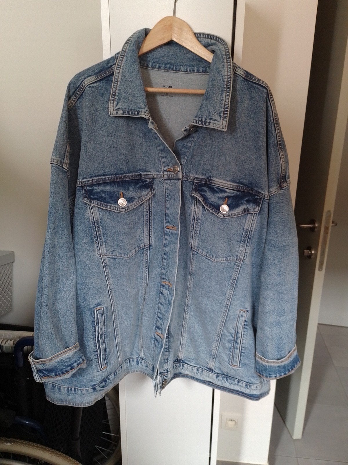 Jeansvest grote maat 4xl, Ophalen