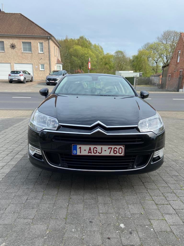 Citroen C5 exclusive 2011, Euro 5, 4 cilinders, Zwart, Leder