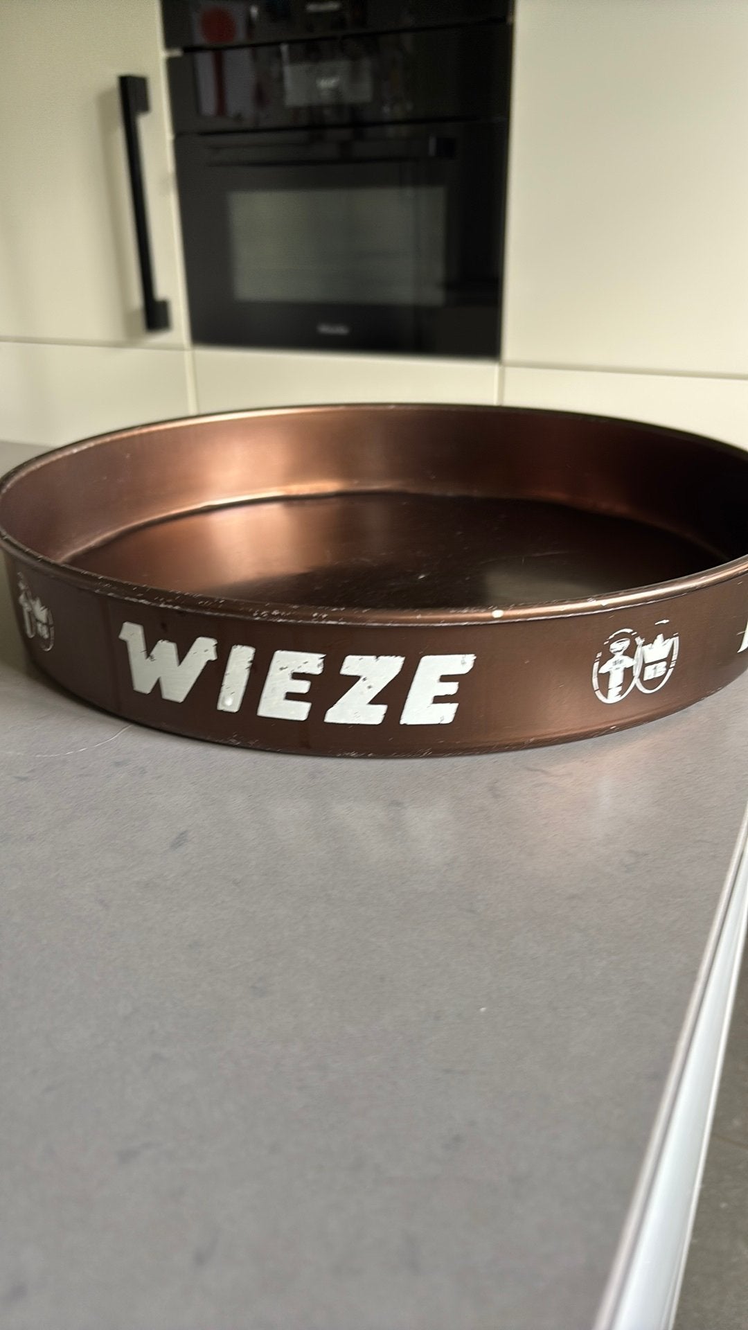 WIEZE Bierplateau, Verzamelen, Ophalen of Verzenden, Gebruikt