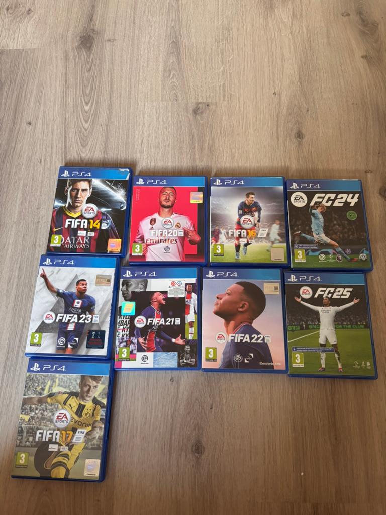 fifa games., Consoles de jeu & Jeux vidéo, Jeux | Sony PlayStation 4, Online, 2 joueurs, Comme neuf, Enlèvement