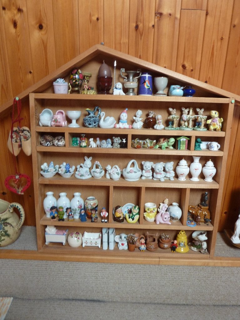 maison en bois avec pots/figurines, Enlèvement, Comme neuf