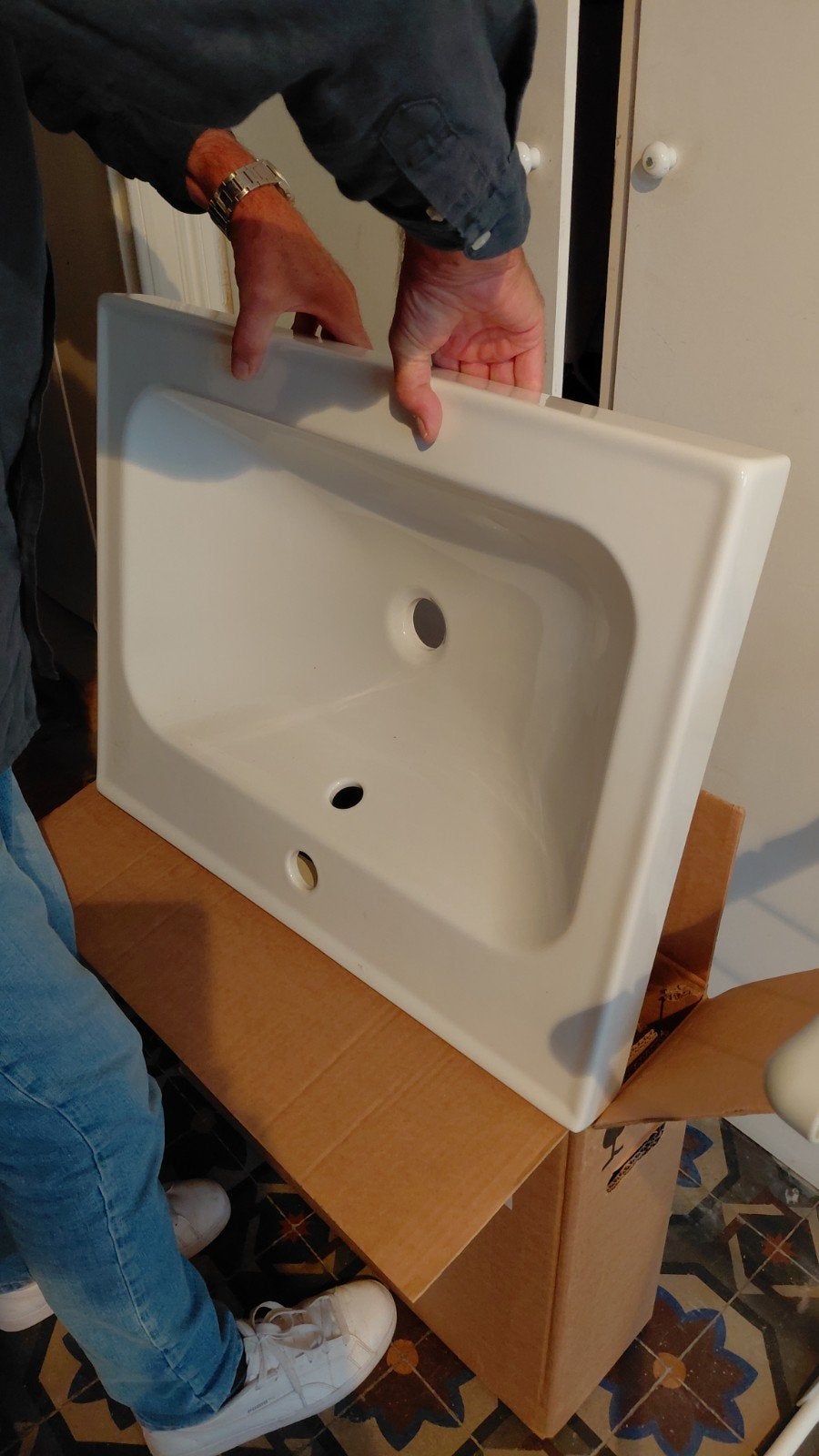 Lavabo encastrable, Neuf, 25 à 50 cm, Lavabo ou Évier, Moins de 100 cm