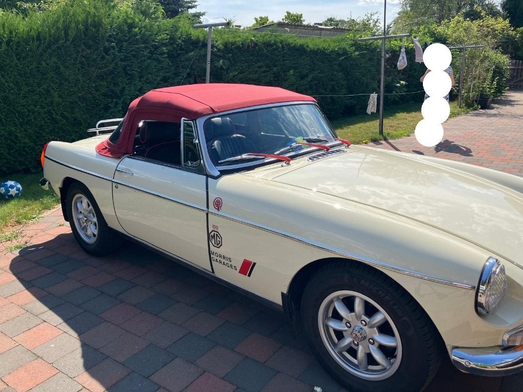 À vendre MGB Roadster, Autos, Achat, Boîte manuelle, Toit ouvrant, Noir