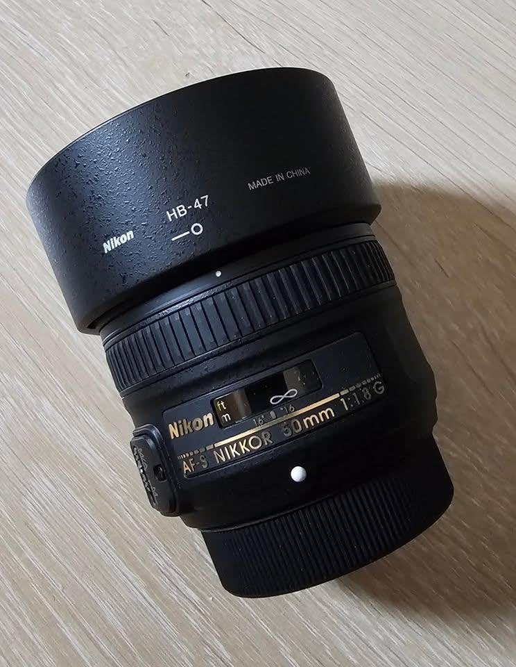 Nikon AF-S 50mm 1:1.8G, TV, Hi-fi & Vidéo, Lentille standard, Nikon, Comme neuf, Enlèvement