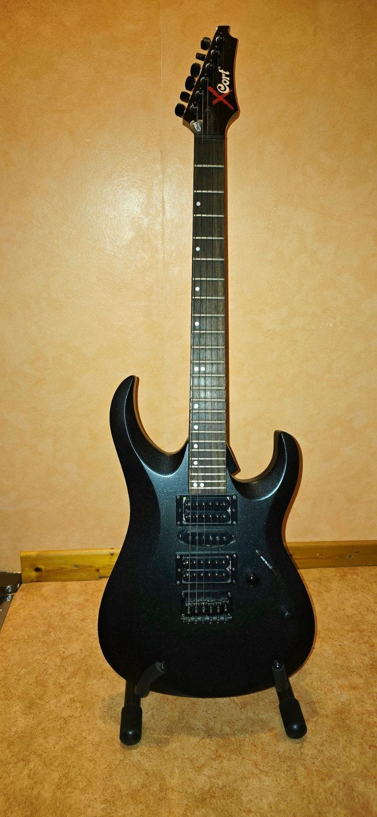 guitare électrique cort X5, Musique & Instruments, Autres marques, Enlèvement, Solid body, Avec ampli