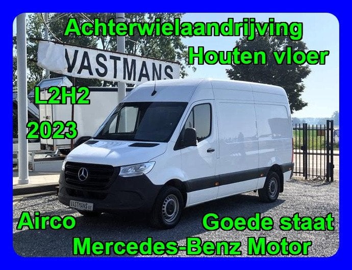 Mercedes-Benz Sprinter CDI 19.500€ + BTW / RWD / L2H2 L2 H2, Auto's, 1951 cc, 4 cilinders, 2000 kg, https://public.car-pass.be/vhr/043a8626-1a8b-4180-a61c-37f143effc56