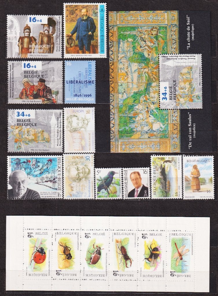 België 1996 volledig jaar **, Ophalen of Verzenden, Postfris, Postfris