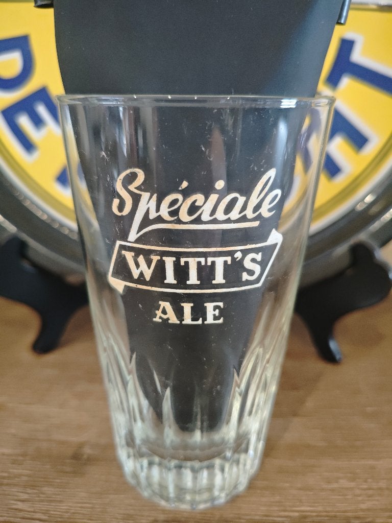 Speciale  WITT'S ALE Ninove/Denderwindeke, Verzamelen, Ophalen, Gebruikt, Bierglas