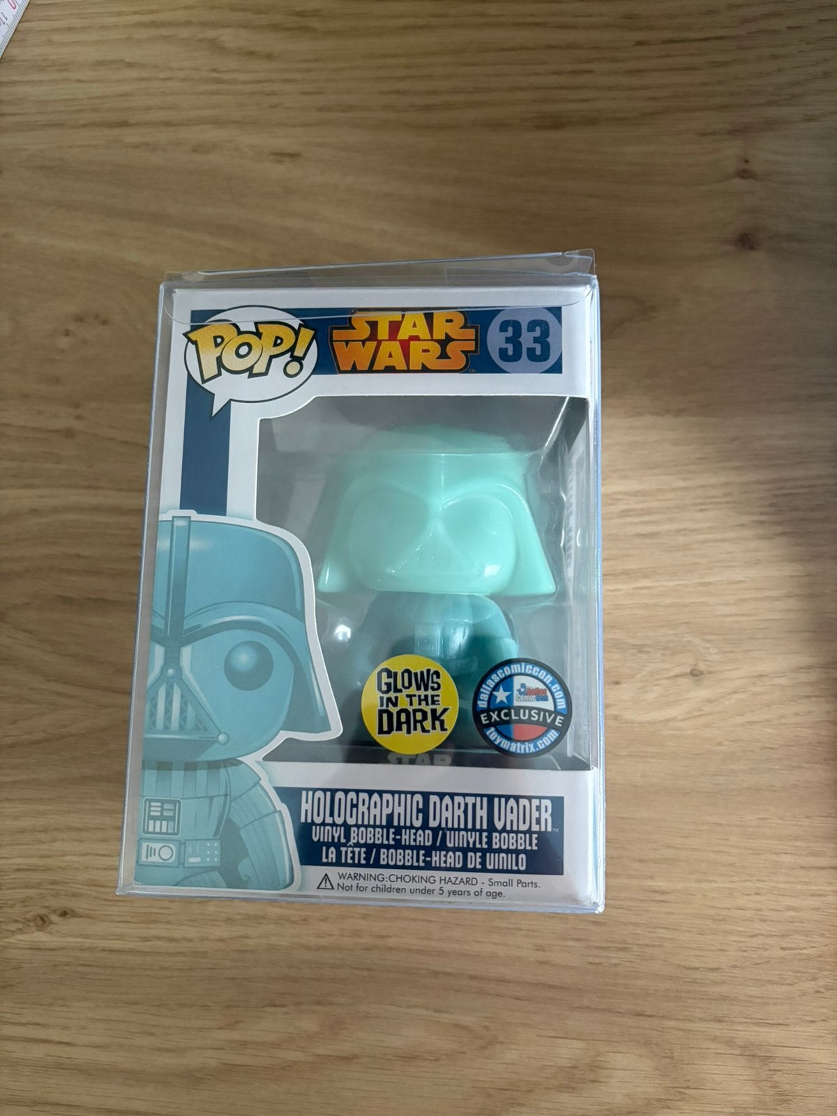 Funko Pop - Holographic Darth Vader #33, Ophalen of Verzenden, Zo goed als nieuw