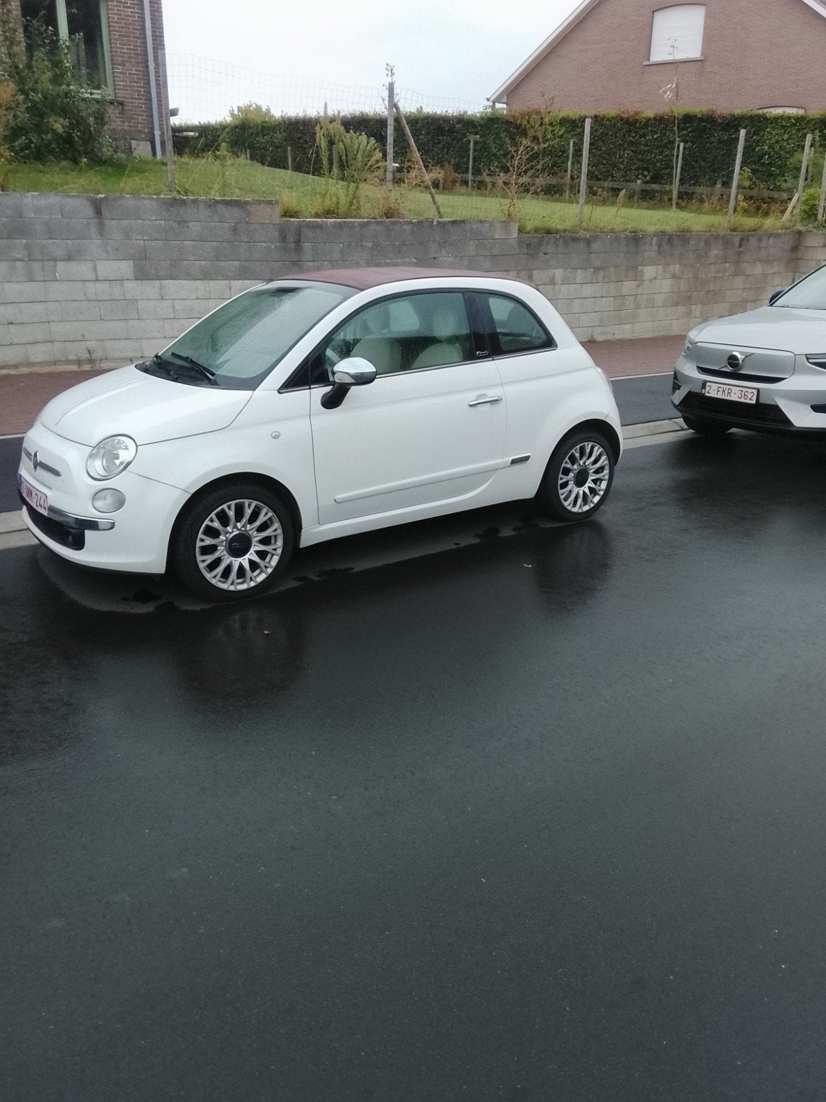Fiat 500 Cabrio 79.000km, Auto's, Voorwielaandrijving, 4 zetels, Stof, 4 cilinders